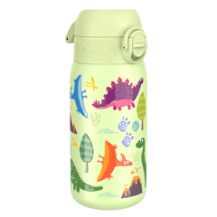 ion8 Leak Proof nerezová láhev Dinosaurs, 400 ml